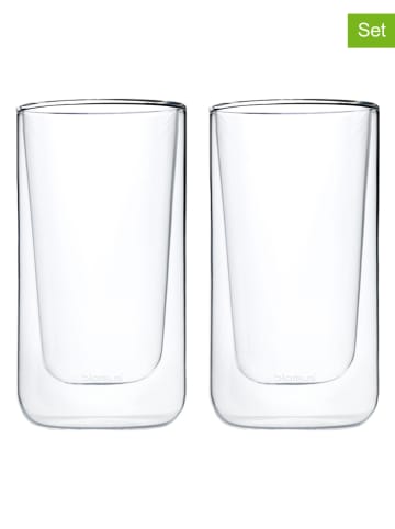 Blomus Szklanki (2 szt.) "Nero" do Latte-Macchiato - 320 ml
