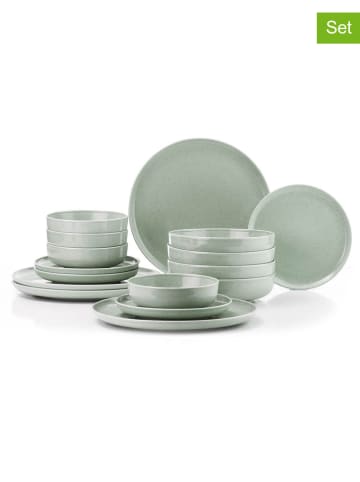 Hermia 16-delig combiservies groen