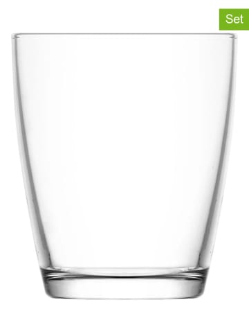 Hermia 6-delige set: glazen transparant - 340 ml