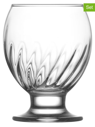 Hermia 6-delige set: glazen transparant - 280 ml