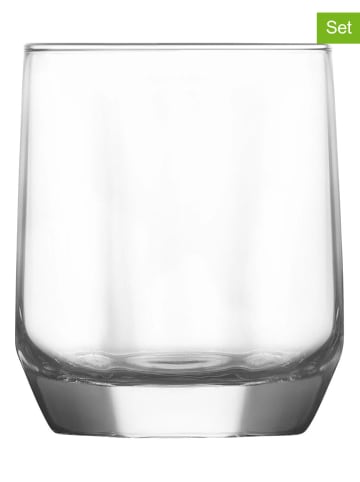 Hermia 6-delige set: glazen transparant - 310 ml