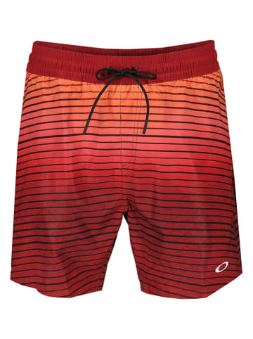 Oakley Badeshorts "16 Inches Solid" in Rot