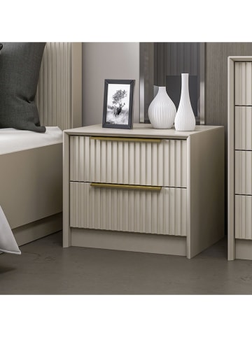Scandinavia Concept Nachttisch "Kale Luxe" in Natur - (B)53 x (H)45 x (T)45 cm