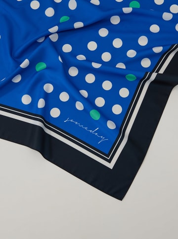 Someday Tuch "Bilanta" in Blau - (L)105 x (B)105 cm