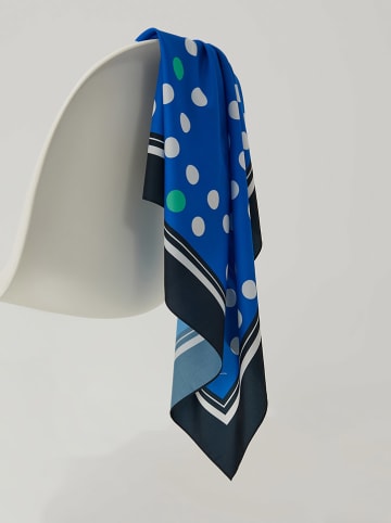 Someday Tuch "Bilanta" in Blau - (L)105 x (B)105 cm