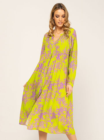 Tantra Kleid in Gelb/ Lila