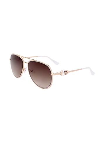 Guess Damen-Sonnenbrille in Gold/ Hellbraun
