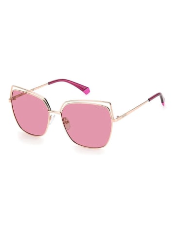 Polaroid Dameszonnebril goudkleurig/roze