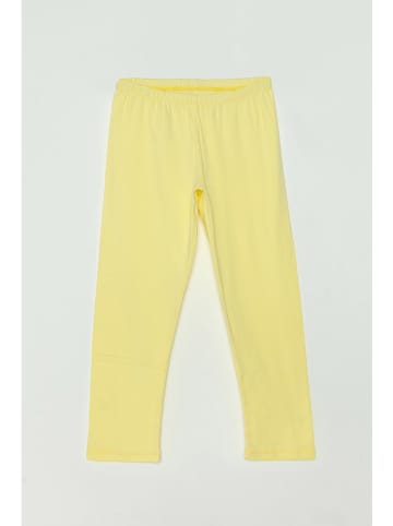 Jack & Roy Legginsy w kolorze żółtym