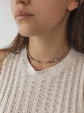 Ania Kruk Vergulde ketting met edelstenen - (L)35 cm