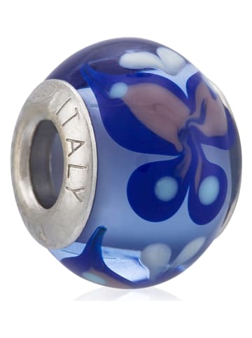 VALENTINA BEADS Silber-/ Glas-Bead in Blau