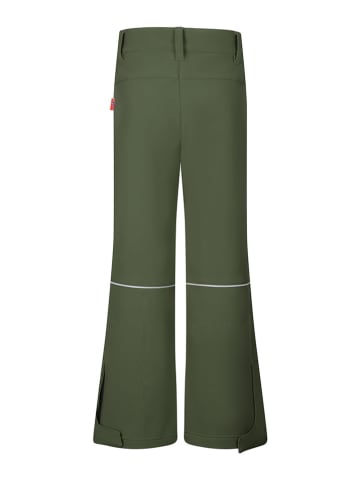 Trollkids Spodnie softshellowe "Hemsedal" w kolorze khaki
