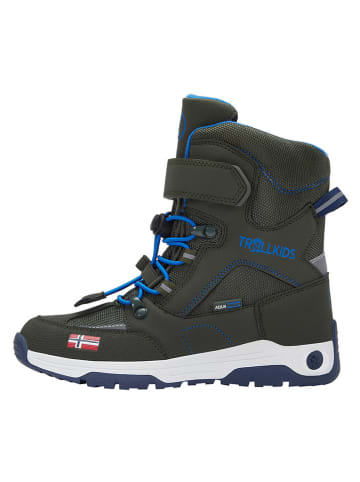 Trollkids Winterboots "Lofoten XT" donkergroen/blauw