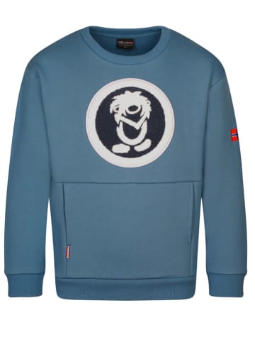 Trollkids Sweatshirt "Trolltunga" blauw