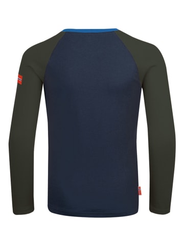 Trollkids Longsleeve "Preikestolen" in Dunkelblau