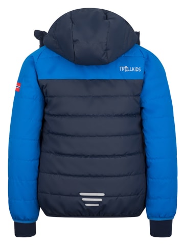 Trollkids Kurtka narciarska "Hafjell XT" w kolorze niebieskim