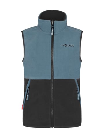 Trollkids Fleece bodywarmer "Kjerag" blauw