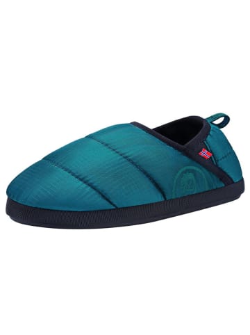 Trollkids Thermoschoenen "Hut Mule" turquoise