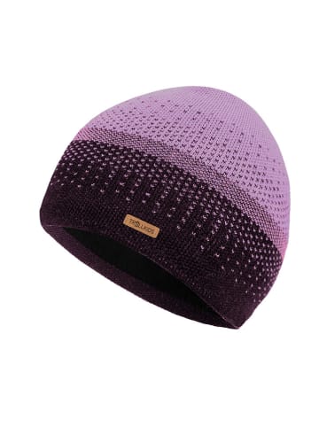 Trollkids Czapka beanie "Merino" w kolorze fioletowym