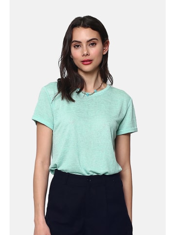 Le Jardin du Lin Shirt turquoise