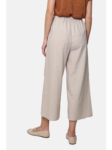 Le Jardin du Lin Leinen-Hose in Creme