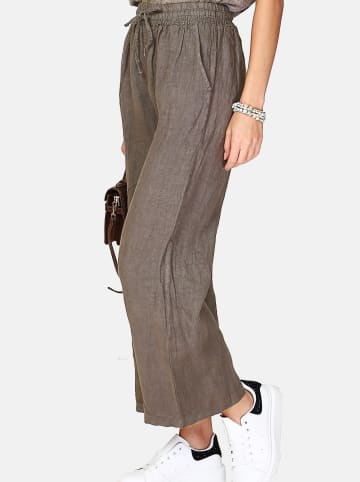 Le Jardin du Lin Linnen broek beige