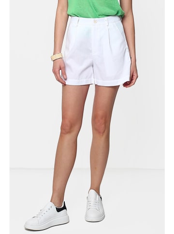 Le Jardin du Lin Leinen-Shorts in Weiß