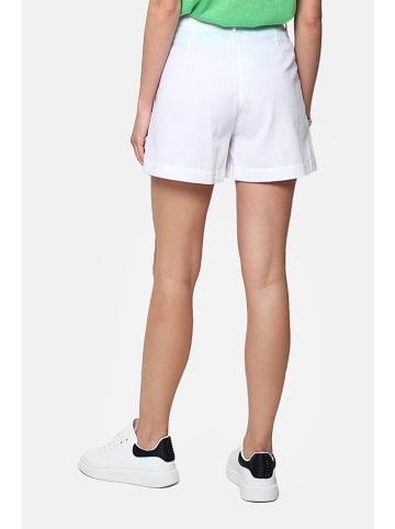 Le Jardin du Lin Leinen-Shorts in Weiß