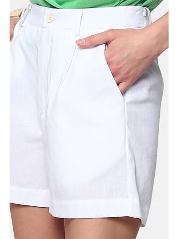Le Jardin du Lin Leinen-Shorts in Weiß