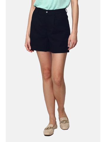 Le Jardin du Lin Leinen-Shorts in Schwarz