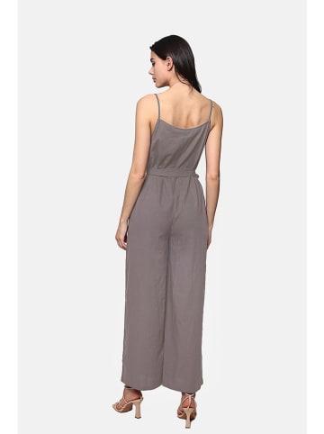 Le Jardin du Lin Leinen-Jumpsuit in Hellbraun