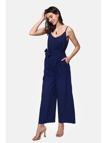 Le Jardin du Lin Leinen-Jumpsuit in Dunkelblau