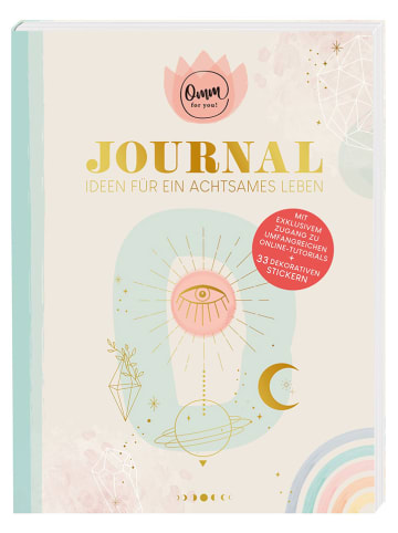 moses. Journal "Omm for you" in Creme - (B)16 x (H)21 cm