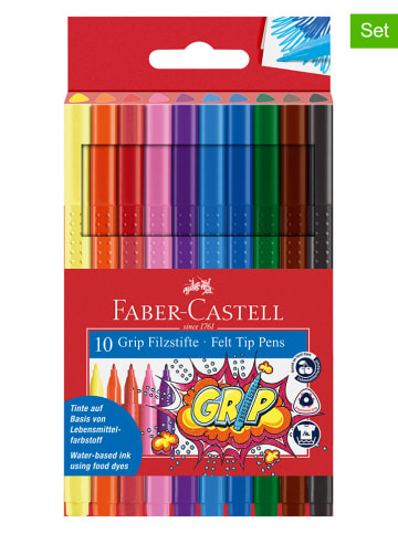 Faber-Castell 2er-Set: Filzstifte "Grip"- 2x 10 Stück