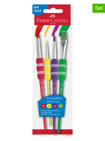 Faber-Castell 2er-Set: Pinsel - 2x 4 Stück
