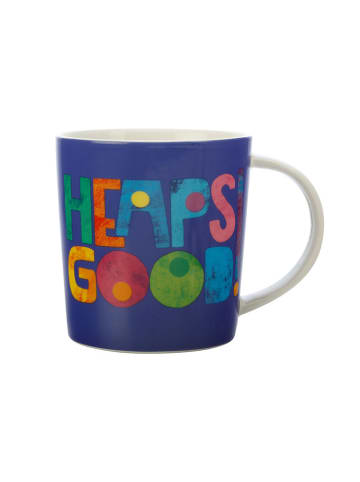 Maxwell & Williams Kop "Be Kind" blauw/oranje - 380 ml