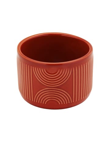 Maxwell & Williams 4-delige set: ovenschalen "Arc" terracotta - (H)7 x Ø 10 cm