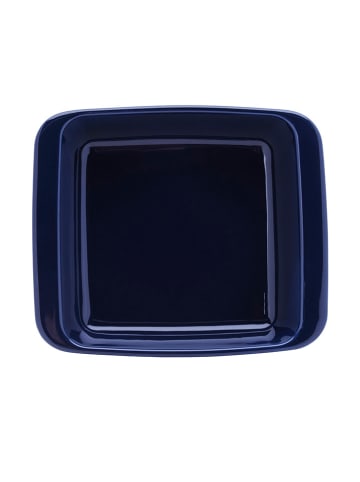 Maxwell & Williams Auflaufform "Arc" in Dunkelblau - (L)21,5 x (B)21,5 x (H)6 cm
