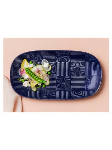 Maxwell & Williams Półmisek "Arc" w kolorze granatowym - 33 x 18 x 3 cm