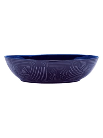 Maxwell & Williams Kom "Arc" donkerblauw - (L)32 x (B)27 x (H)8,5 cm