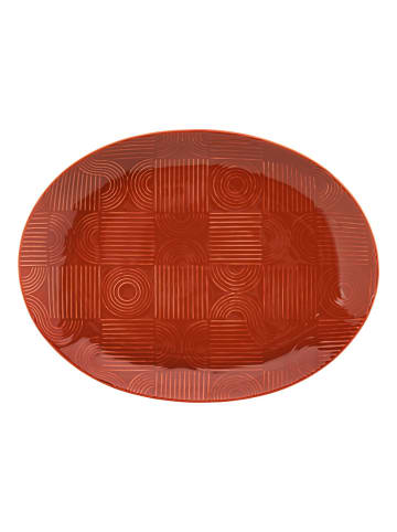 Maxwell & Williams Serveerplateau "Arc" terracotta - (L)36 x (B)27 x (H)4 cm