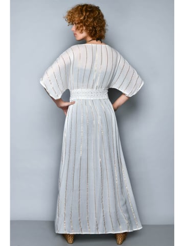 H.H.G. Kimono wit/goudkleurig