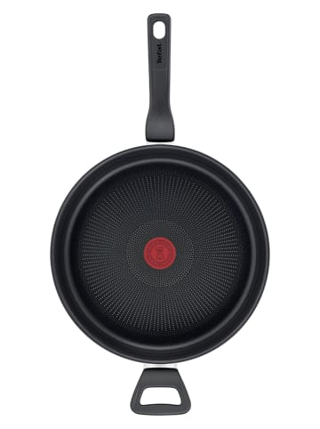 Tefal 2tlg. Set: Schmorpfanne "Hard titanium pro" in Schwarz - Ø 28 cm