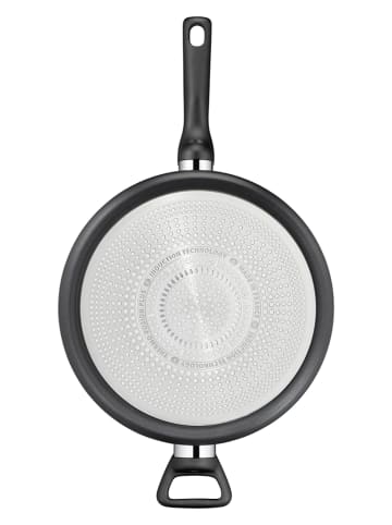 Tefal 2tlg. Set: Schmorpfanne "Hard titanium pro" in Schwarz - Ø 28 cm
