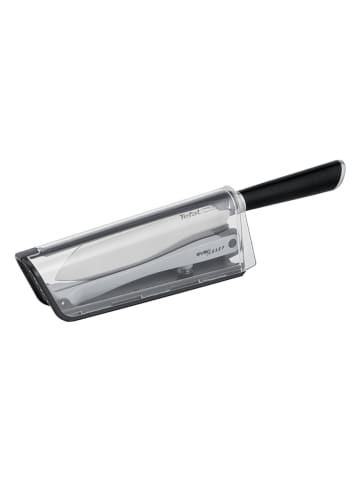 Tefal Nóż santoku "Ever sharp" w kolorze czarnym - dł. 16,5 cm
