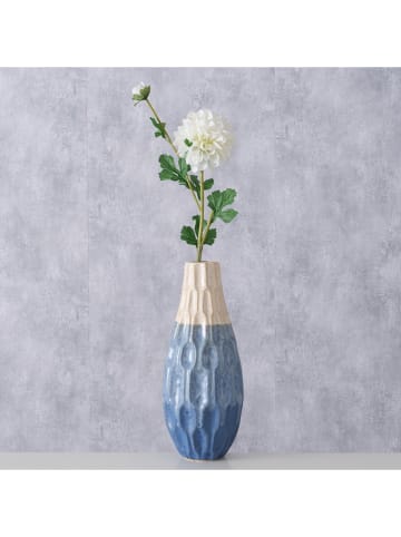Boltze Vase "Inma" in Blau - (H)36 cm