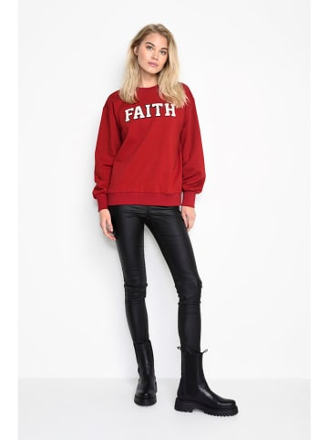 Kaffe Sweatshirt "Faith" in Rot