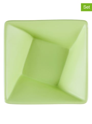 Novita Miski (2 szt.) "Pastello" w kolorze zielonym - 13 x 8 x 13 cm