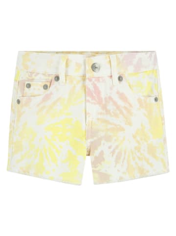 Levi's Kids Jeansshorts in Gelb/ WeiÃŸ