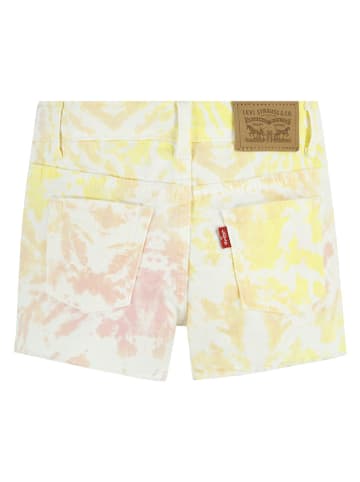 Levi's Kids Jeansshorts in Gelb/ WeiÃŸ